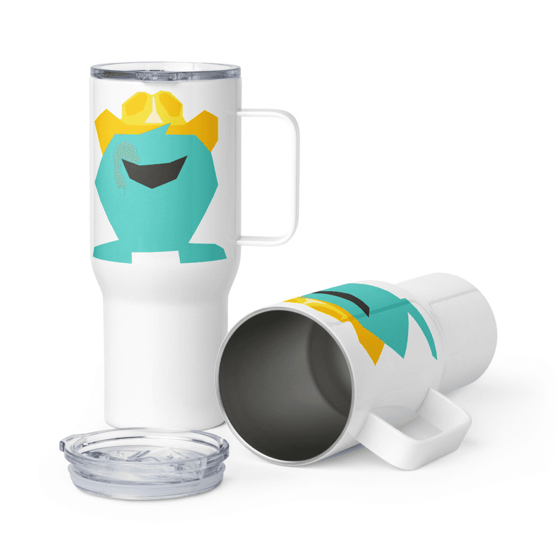 Lil Cowboy Yeti Travel mug with a handle