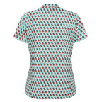 Fancy Ham Stand Up Collar Polo Shirt
