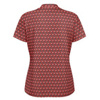 Fancy Ham Stand Up Collar Polo Shirt