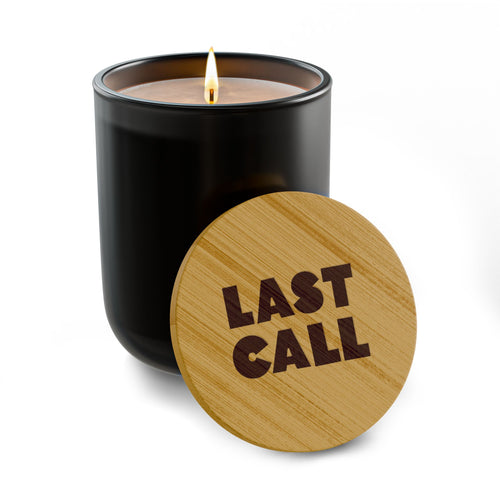 Eco-Friendly Wordmark Engraved Candle
