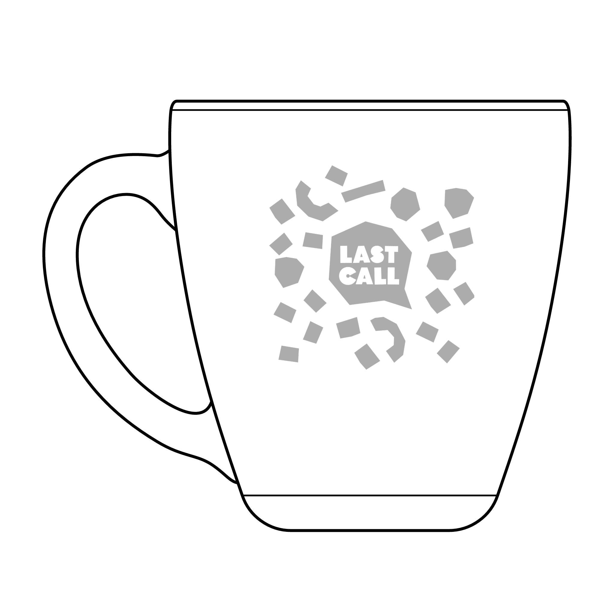 Shapes Engraved Tapered Mug