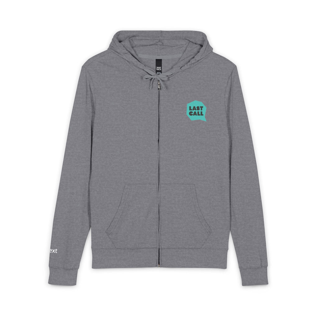 Last Call Lightweight Zip Hoodie