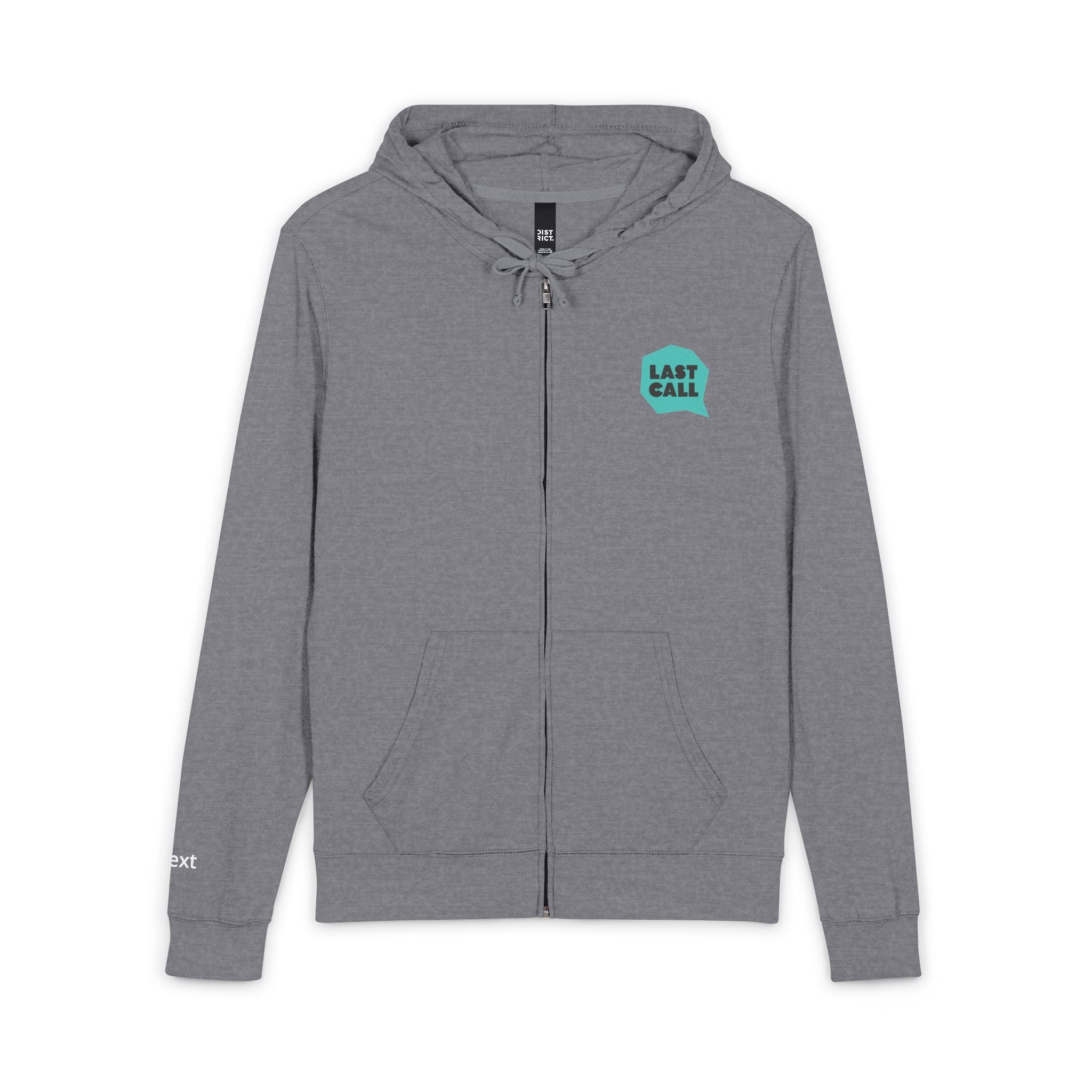 Last Call Lightweight Zip Hoodie