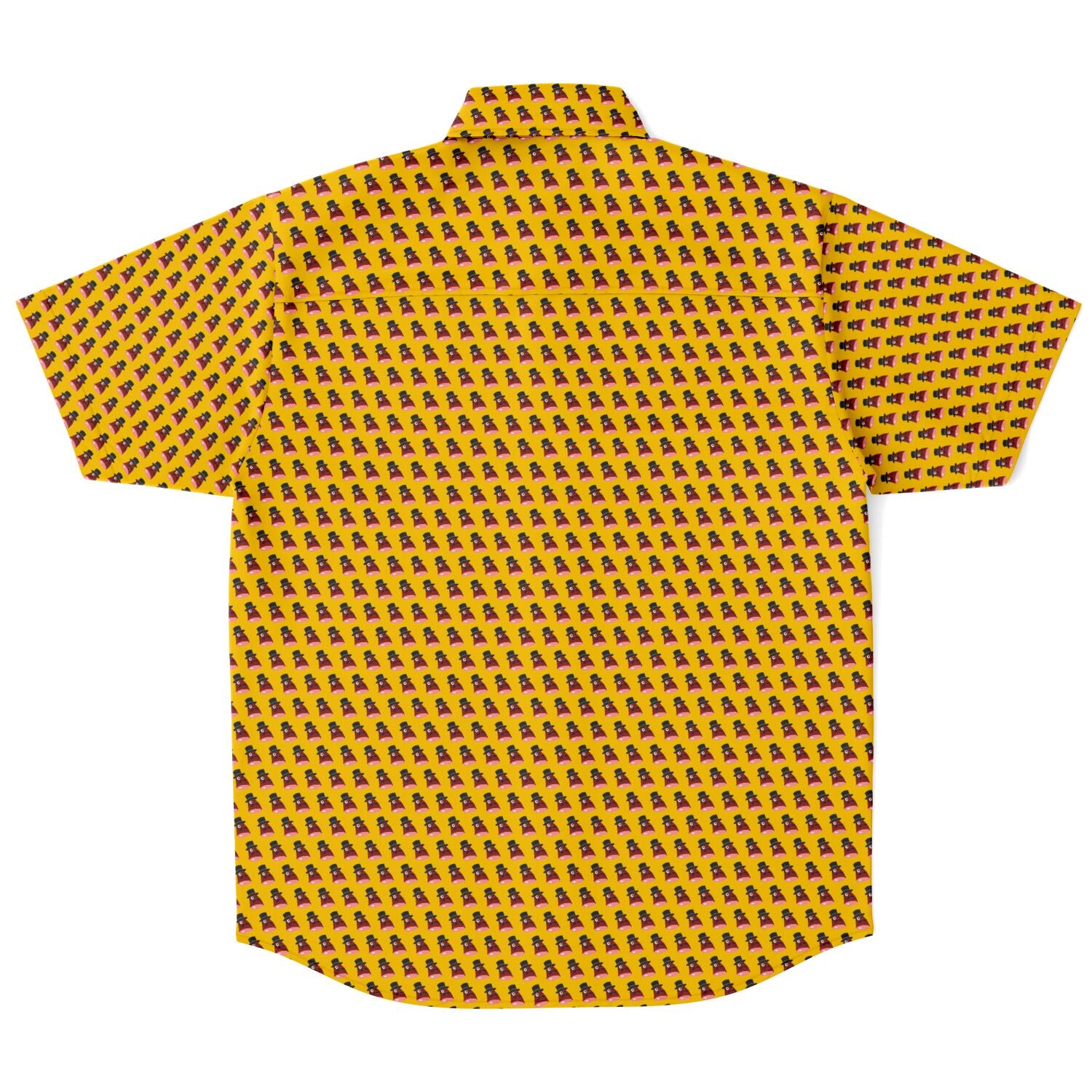 Fancy Ham Short Sleeve Button Down Shirt