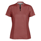 Fancy Ham Stand Up Collar Polo Shirt