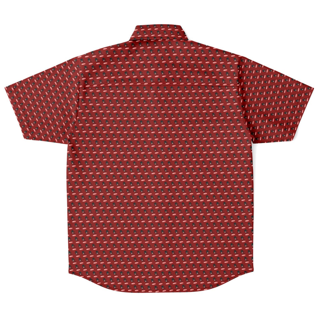 Fancy Ham Short Sleeve Button Down Shirt