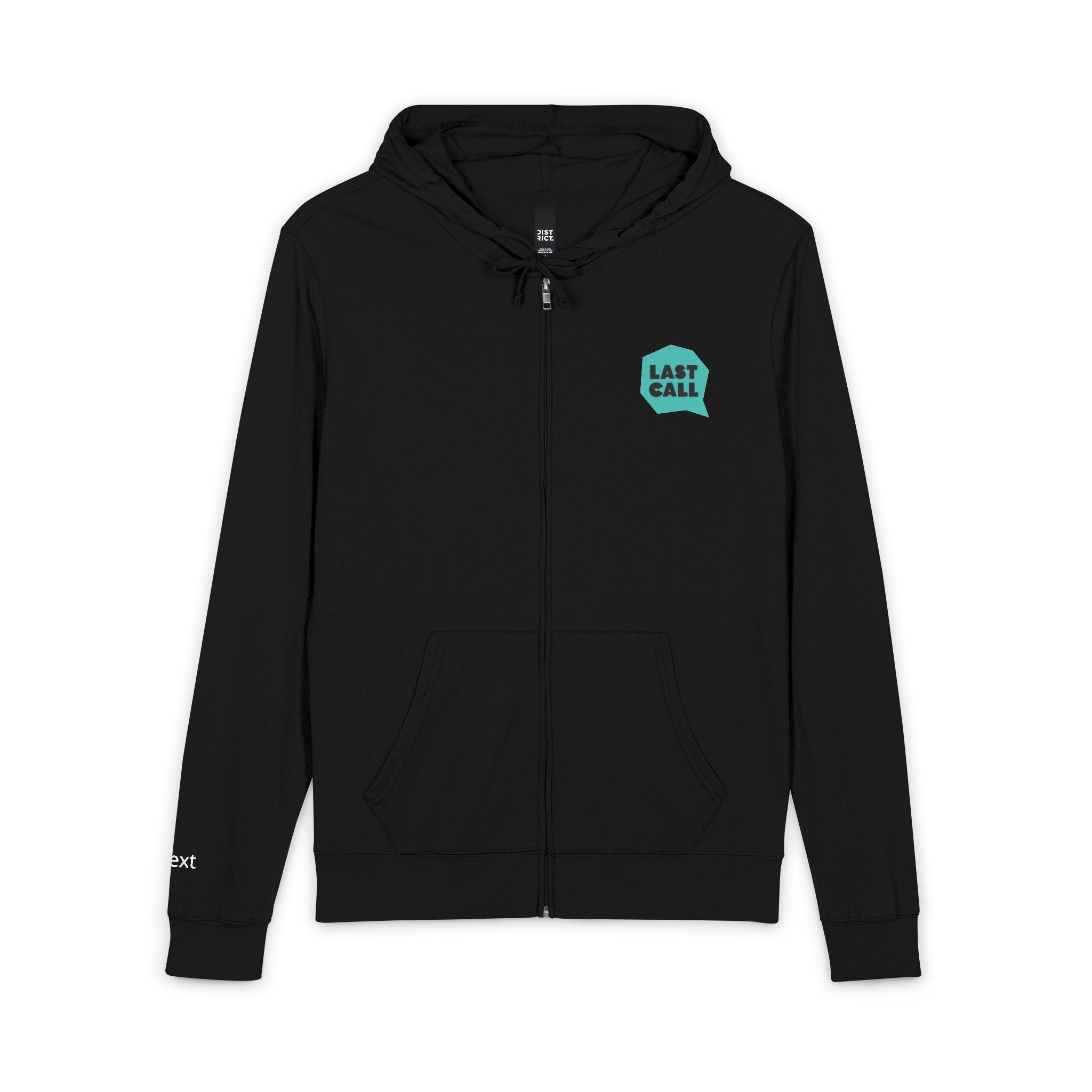 Last Call Lightweight Zip Hoodie