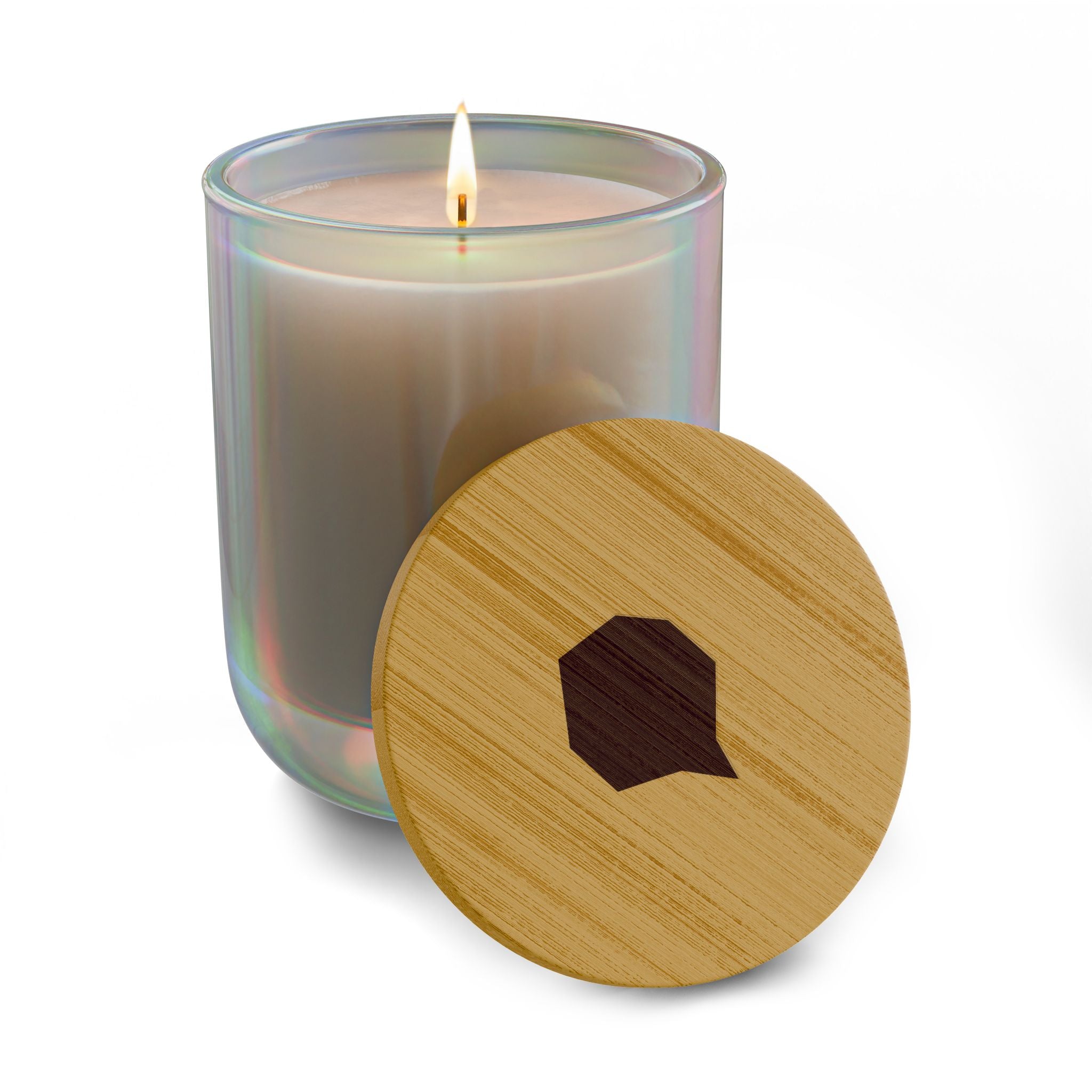 Eco-Friendly Speech Bubble Engraved Candle