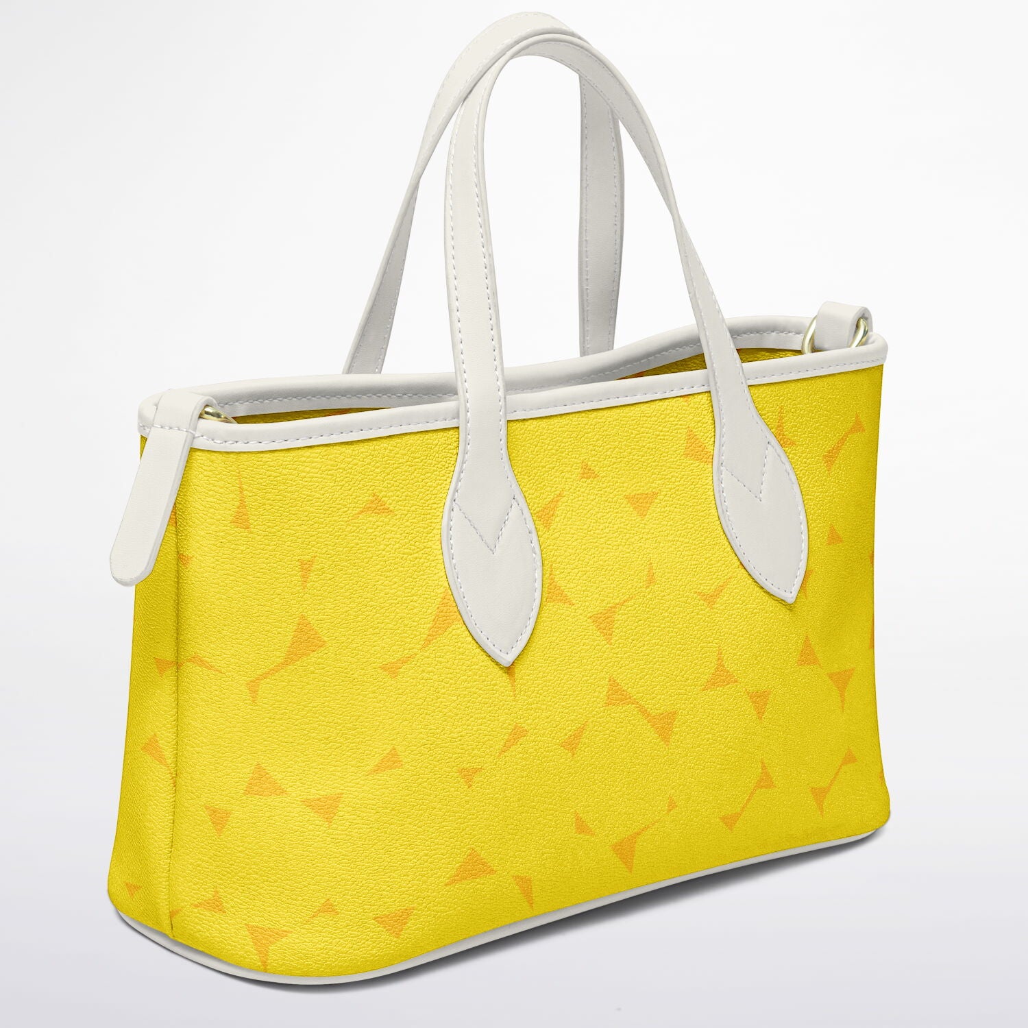 Polygon Leather Tote Bag