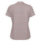 Fancy Ham Stand Up Collar Polo Shirt
