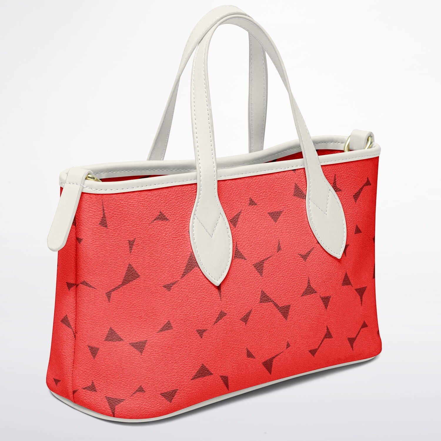 Polygon Leather Tote Bag