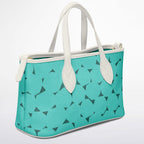 Polygon Leather Tote Bag