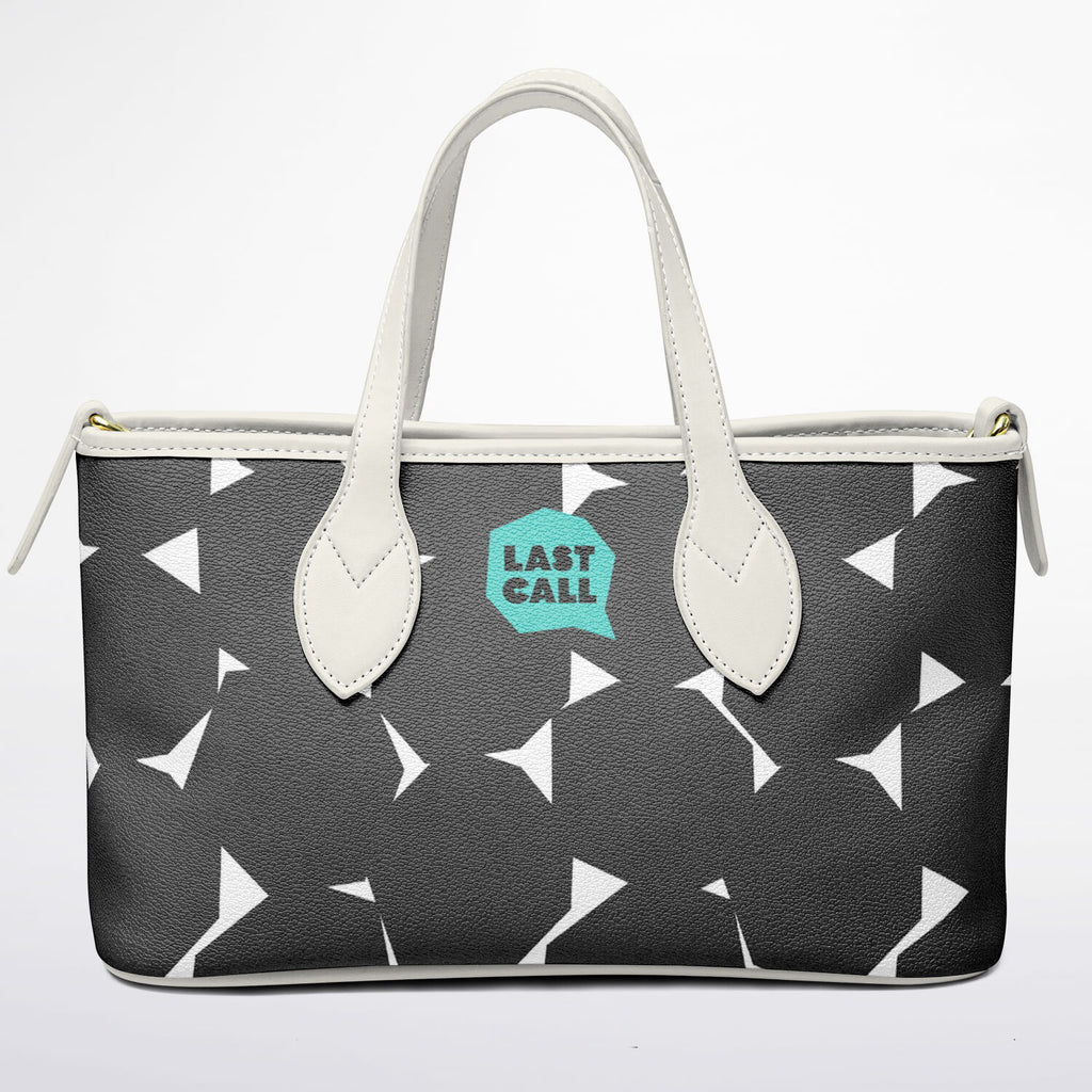 Polygon Leather Tote Bag
