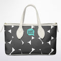 Polygon Leather Tote Bag