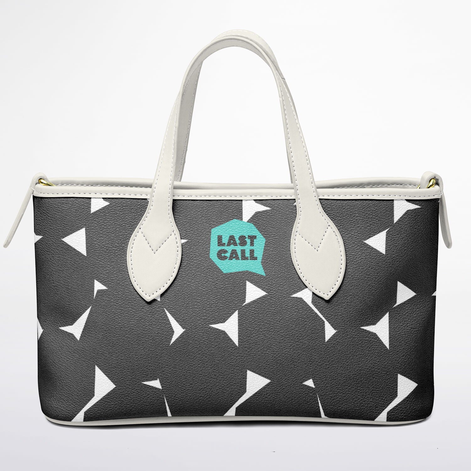 Polygon Leather Tote Bag