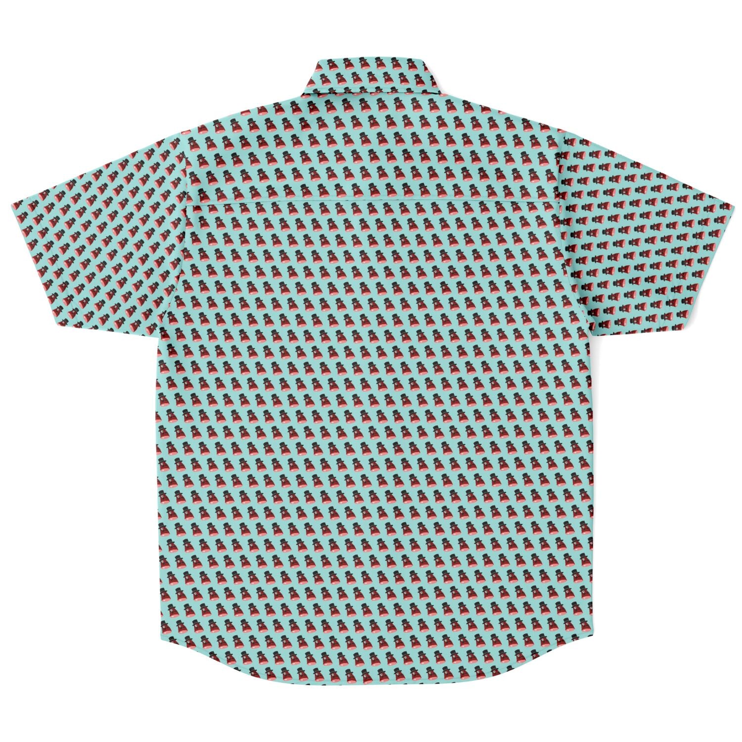 Fancy Ham Short Sleeve Button Down Shirt