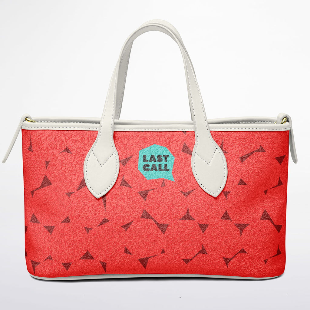 Polygon Leather Tote Bag