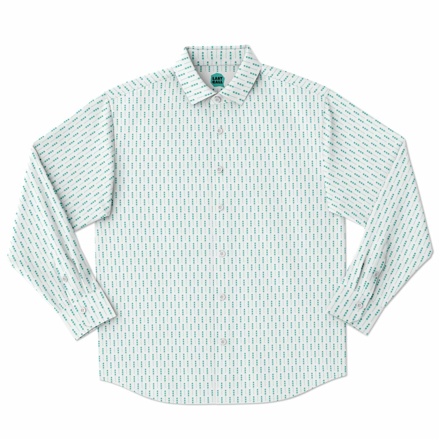 Lil' Yeti Stripes Long Sleeve Button Down Shirt