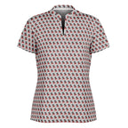 Fancy Ham Stand Up Collar Polo Shirt