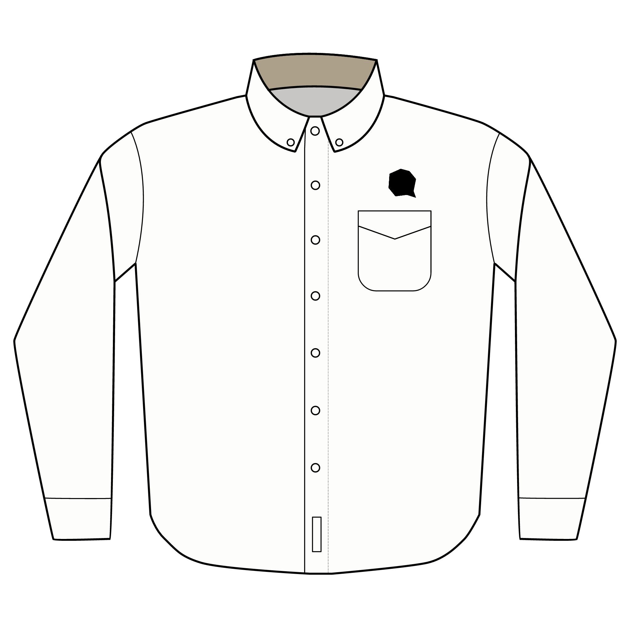 Speech Bubble Long Sleeve Work Shirt