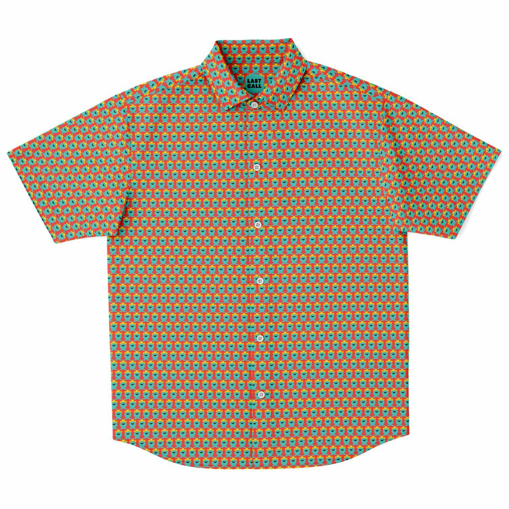 Lil' Cowboy Yeti Short Sleeve Button Down Shirt