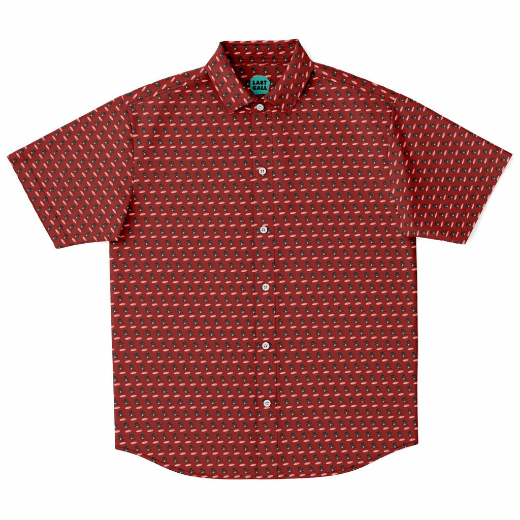 Fancy Ham Short Sleeve Button Down Shirt
