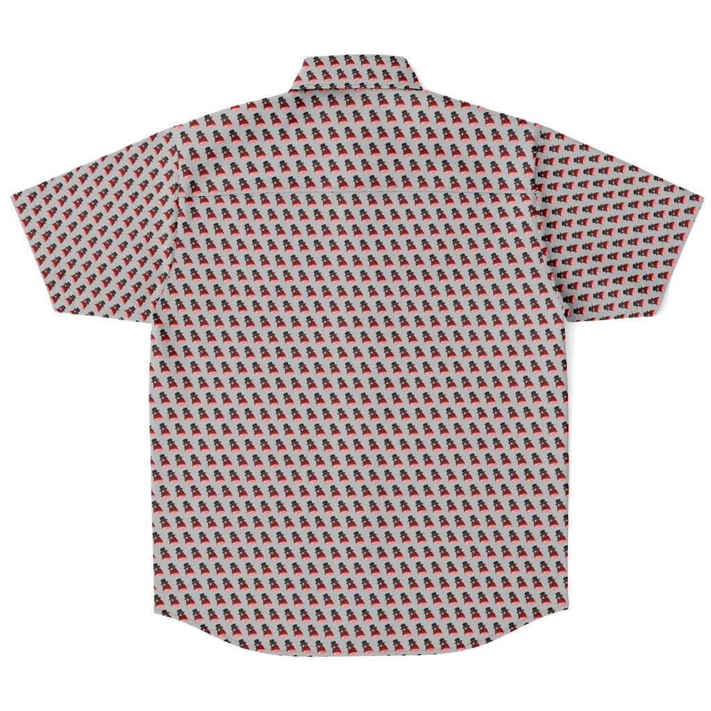 Fancy Ham Short Sleeve Button Down Shirt
