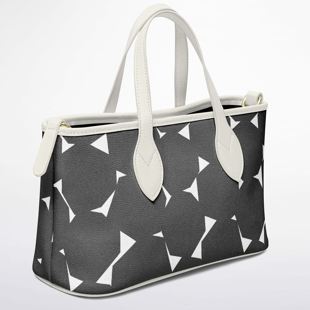 Polygon Leather Tote Bag
