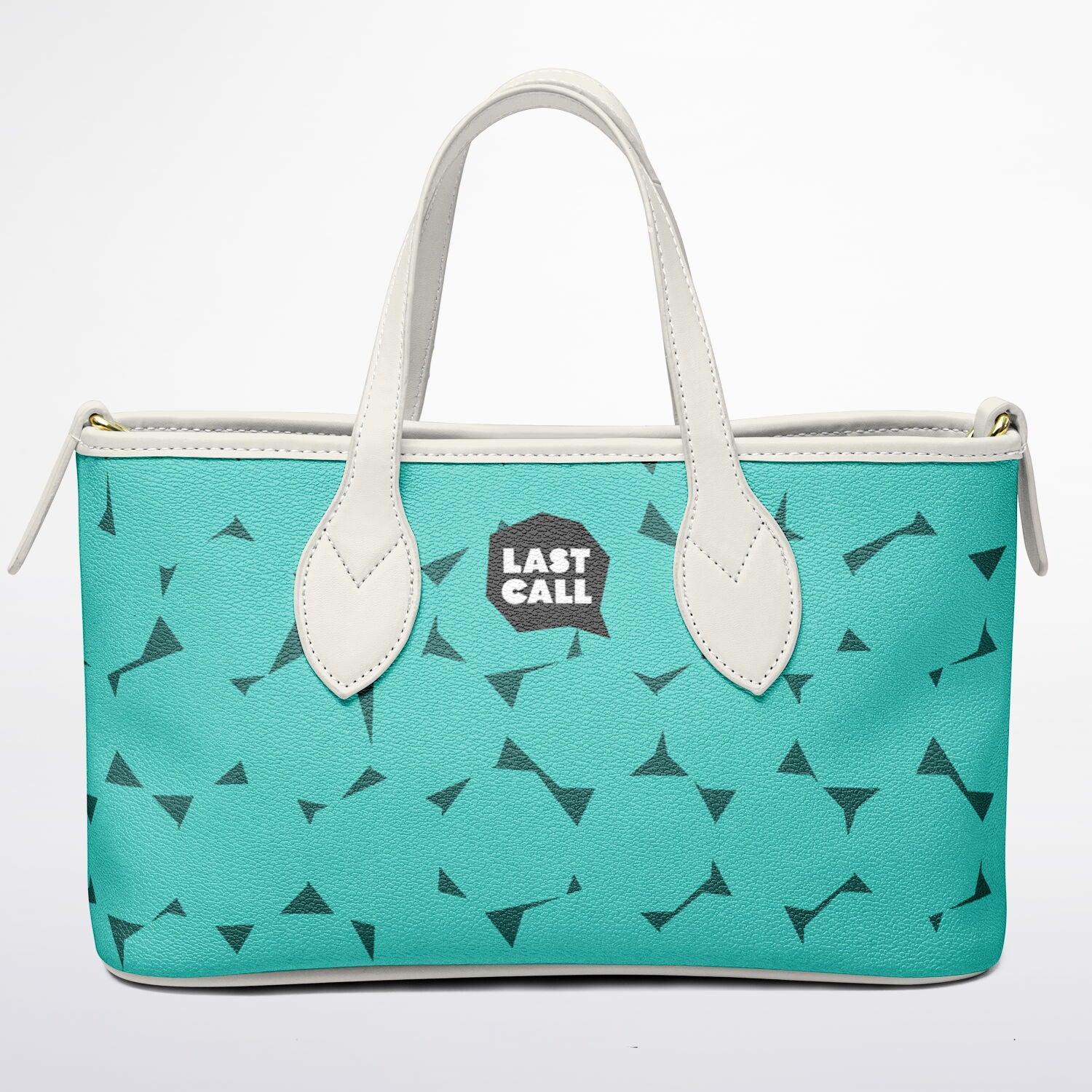 Polygon Leather Tote Bag